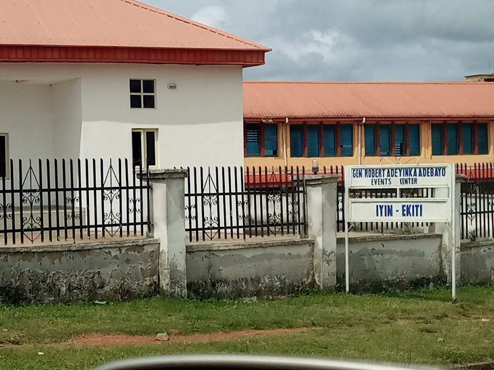 General Robert Adeyinka Adebayo Events Centre interior - Ado-Ekiti wedding hall